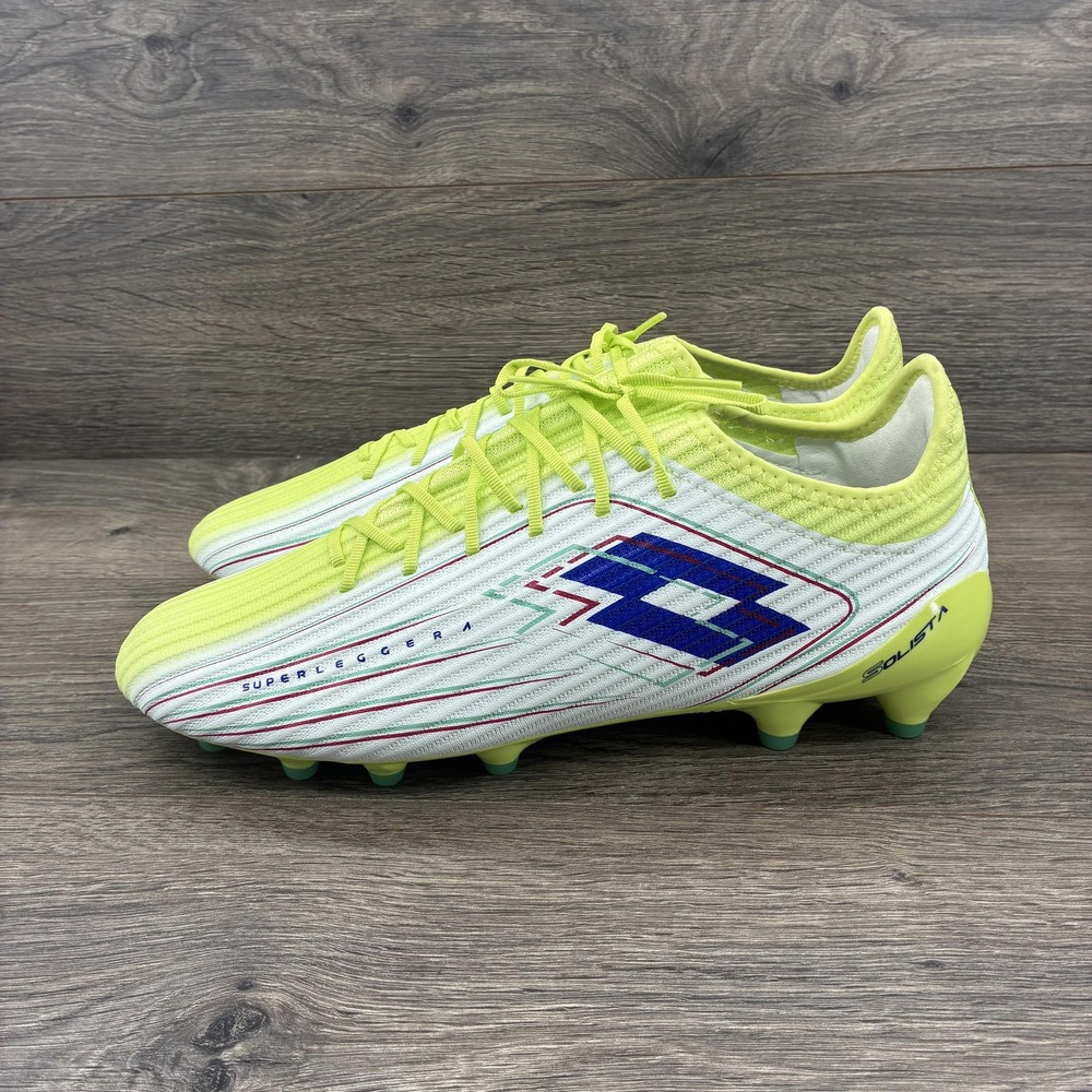 Lotto Solista 200 VIII FG Soccer Shoes Mens 11 Firm Ground Cleats Football Boots